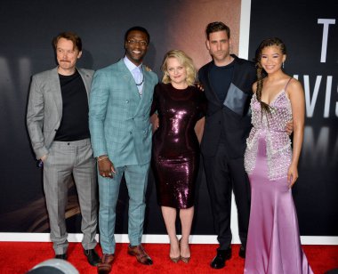 Los Angeles, Ca: 24, 2020: Michael Dorman, Aldis Hodge, Elisabeth Moss, Oliver Jackson-Cohen & Storm Reid 