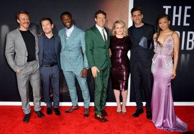 Los Angeles, Ca: 24, 2020: Michael Dorman, Leigh Whannell, Aldis Hodge, Jason Blum, Elisabeth Moss, Oliver Jackson-Cohen & Storm Reid, 