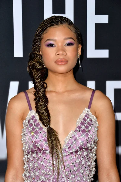 Los Angeles 2020 Storm Reid Premiere Invisible Man Tcl Chinese — Stock Photo, Image