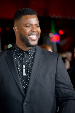 LOS ANGELES, CA: 27, 2020: Winston Duke at the world premiere of 