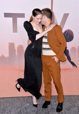 LOS ANGELES, CA: 05, 2020: Evan Rachel Wood & Aaron Paul at the season 3 premiere of HBO's 