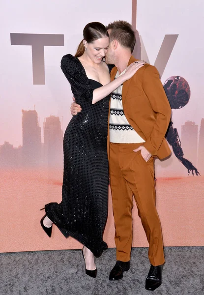 Los Angeles 2020 Evan Rachel Wood Aaron Paul Season Premiere — Stock fotografie