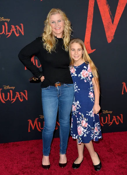 Los Angeles 2020 Alison Sweeney Megan Sanov World Premiere Disney — Stock fotografie