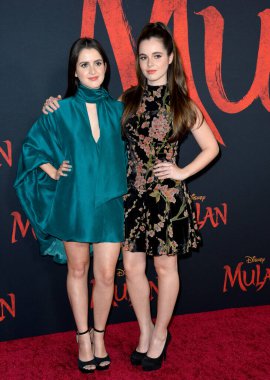 LOS ANGELES, CA: 09, 2020: Laura Marano & Vanessa Marano at the world premiere of Disney's 
