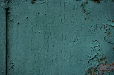 Eski bir çatlak boya kaplı yüzey dokusu. Arka plan görüntüsü