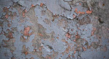 Boya ile kaplı eski bir duvarın dokusu. Bir arka plan görüntüsü