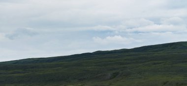 Bir dağ manzara arka plan görüntüsü. Rusya, Sibirya, Altay