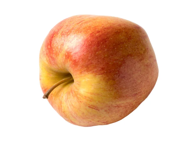 Απομονωμένο νωπό μήλο σε λευκό φόντο — Φωτογραφία Αρχείου