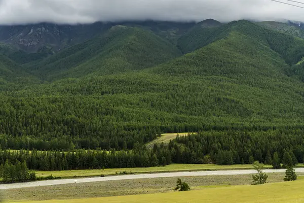 Background image of a mountain landscape. Russia, Siberia, Altai — Stock Photo, Image