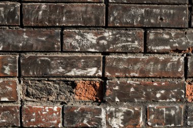 Tuğla duvar dokusu. Duvar arka plan görüntüsü