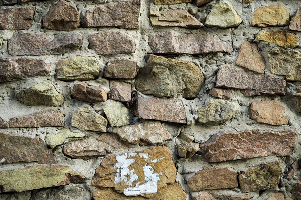 오래된 벽돌의 감촉. 돌선의 배경 이미지 — 스톡 사진