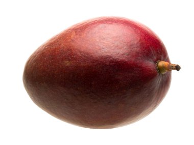 Grafiksel kaynaklar beyaz bir sırt üzerinde izole edilmiş mango meyvesi nesnesi