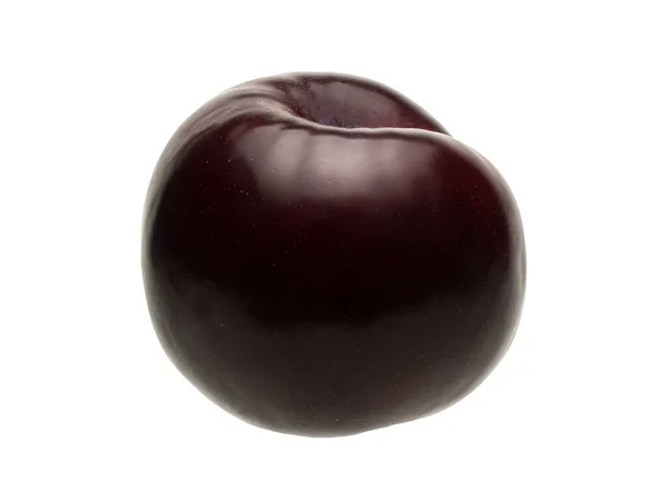 Sumber daya grafis terisolasi plum objek budaya buah pada ba putih — Stok Foto