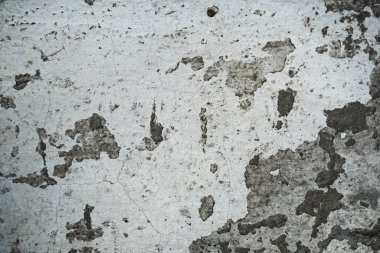 Eski bir çatlak beton duvarın dokusu. W'nin arka plan görüntüsü