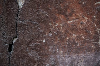 Boya ile kaplı eski bir duvarın dokusu. Bir arka plan görüntüsü