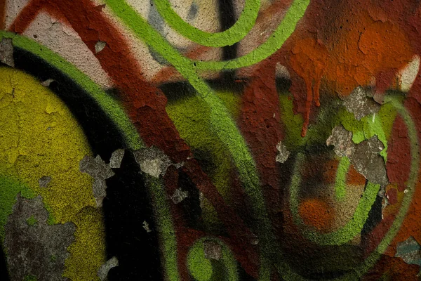 Zdjęcie starej ściany pęknięty farbą — Zdjęcie stockowe