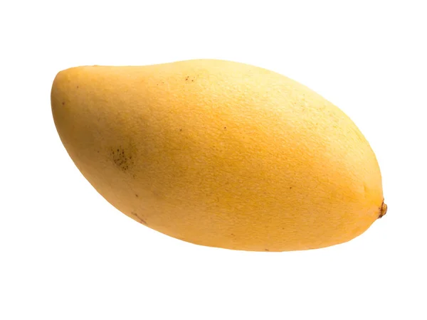 Vrucht Van Een Mango Plant Een Witte Achtergrond Het Heeft — Stockfoto