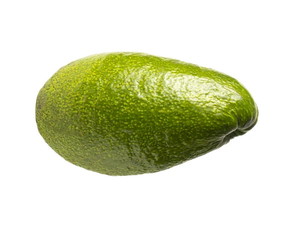 白い背景に孤立したオブジェクト 果実は 洋ナシ形 楕円形および球状の形をした単一種子の果実です 熟した野菜の皮は硬く しわがあり 濃い緑色です — ストック写真