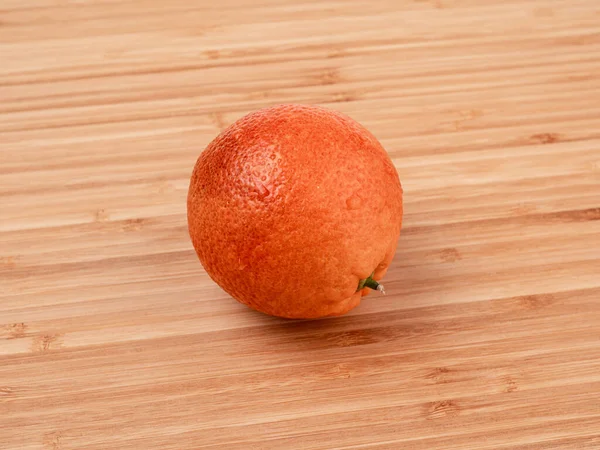 Laranja Sangue Uma Variedade Laranja Com Carmesim Carne Quase Cor — Fotografia de Stock