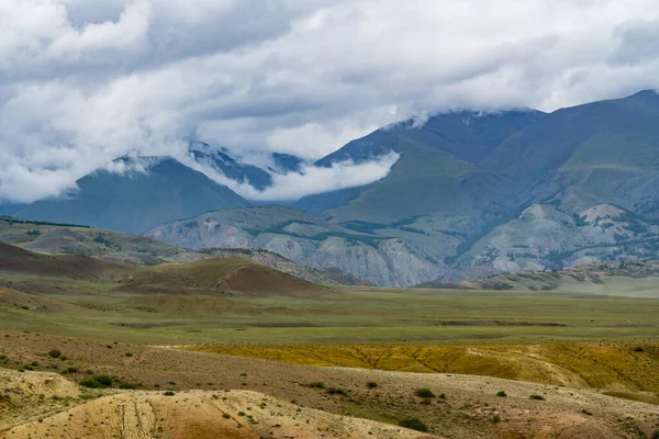 Imagen Fondo Paisaje Montaña Rusia Siberia Altai — Foto de Stock