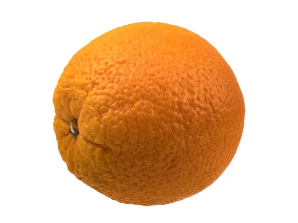 Απομονωμένα Φρούτα Λευκό Φόντο Ώριμο Πορτοκάλι Μαζέψτε Φρέσκα Φρούτα Υγιεινή — Φωτογραφία Αρχείου