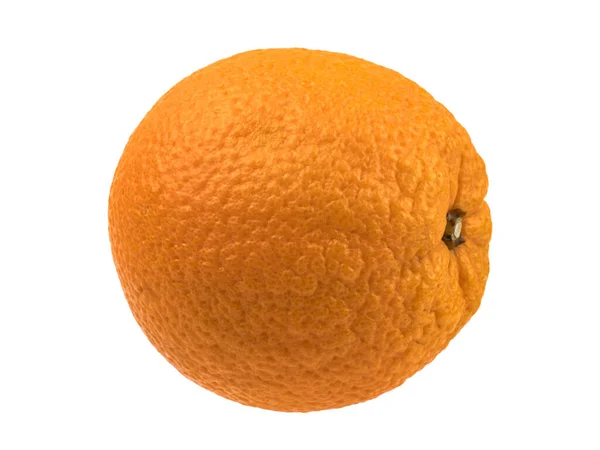Izolované Ovoce Bílém Pozadí Zralý Pomeranč Sklizeň Čerstvého Ovoce Zdravá — Stock fotografie