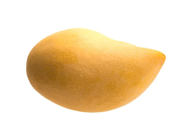Geïsoleerd Object Een Witte Achtergrond Vrucht Van Mango Plant Heeft — Stockfoto