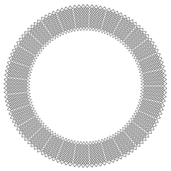 Modelo Circular Forma Mandala Decoración Estilo Étnico Oriental Página Libros — Vector de stock