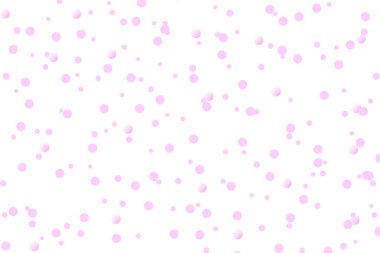 Çemberli soyut geometrik çizimler. Pembe benekli beyaz arka plan. Broşürler, web siteleri, posterler, kartpostallar, duvar kağıtları için tasarım.