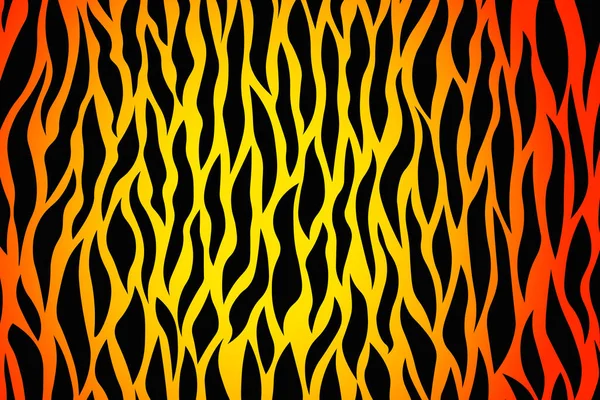 Moderne Dyrebakgrunn Utsmykking Stilisert Hud Vektorbeholdning Svart Oransje Illustrasjon Utforming – stockvektor
