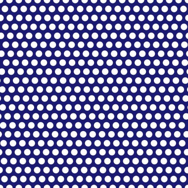 Moda soyut geometrik dairesiz desen ve daireler. Beyaz benekli klasik mavi arka plan. Davetiye, poster, kart, el ilanı, afiş, kumaş, tekstil için tasarım.