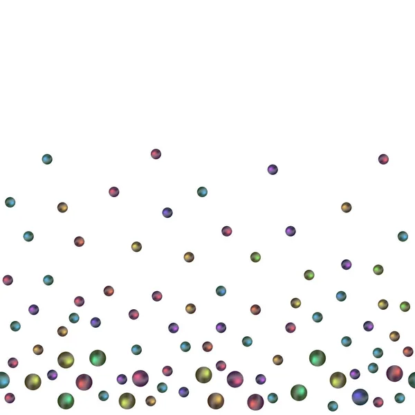 Abstracte Naadloze Patroon Met Verschillende Grunge Effect Cirkels Witte Achtergrond — Stockvector