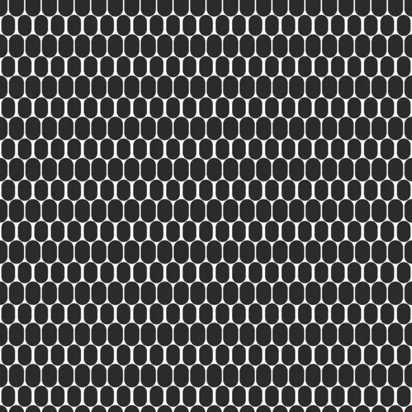 Abstraktní Geometrický Bezešvý Vzor Černým Ormamentem Bílém Pozadí Šablonový Design — Stockový vektor