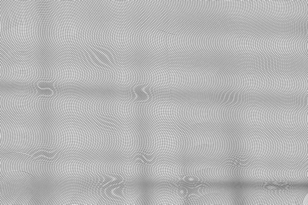 Fondo Cuadrícula Ondulado Blanco Negro Abstracto Patrón Geométrico Cuadrado Ilustración — Archivo Imágenes Vectoriales