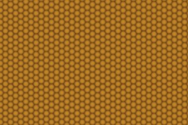 Balpeteği şekilli turuncu ve sarı arka plan. Vektör çizimi. Davetiye, poster, kart, pankart, duyurular ve diğerleri için şablon tasarımı. Doodle tarzı. 