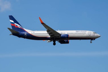 Aeroflot Boeing 737-800 Vp-Bnq yolcu uçağı İstanbul Atatürk Havalimanı 'na iniş yaptı.