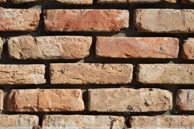 Eski, eski tuğla duvar arkaplan dokusu