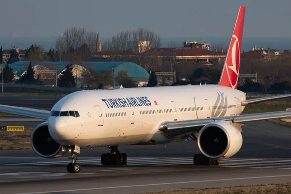 Istanbul Turkey March 2019 Turkish Airlines Boeing 777 300Er Lka — Stockfoto