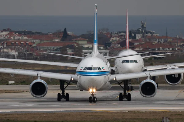 Isztambul Törökország 2019 Március Kuwait Airways Airbus A330 200 Apc — Stock Fotó