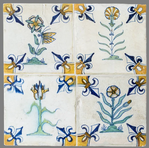 Dutch tile from the 16th to the 18th century — Stock Photo, Image