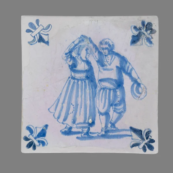 Ολλανδικά πλακιδίων από τον 16ο έως τον 18ο αιώνα — Φωτογραφία Αρχείου