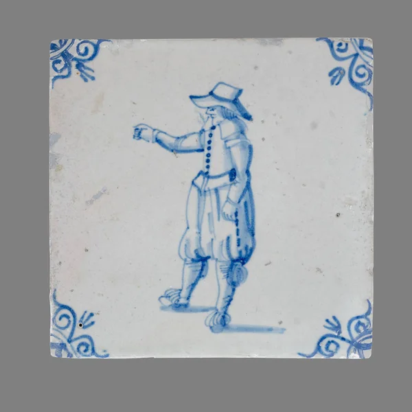 Dachówka holenderska od 16 do XVIII wieku — Zdjęcie stockowe