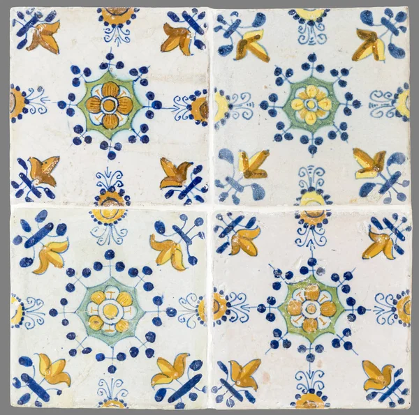 Dutch tile from the 16th to the 18th century — Stock Photo, Image