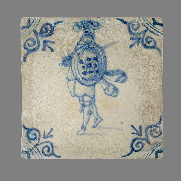 Голландська плитка з 16 до 18-го століття — стокове фото