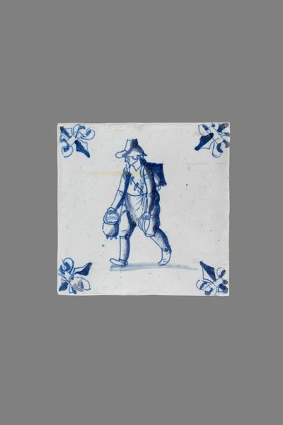 Azulejo holandês do século XVI ao século XVIII — Fotografia de Stock
