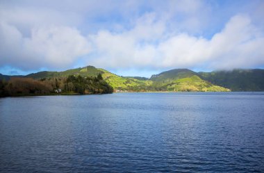 Göl Sete Cidades Adası Sao Miguel, Azores, Portekiz