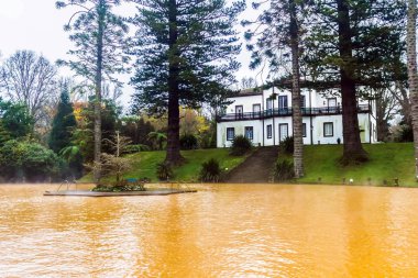 Terra Nostra Bahçe, Sao Miguel Island, Azores, Portekiz