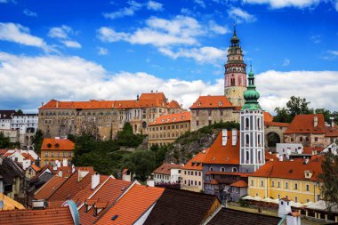 Görünüm Kalesi'nin Ceski Krumlov, Çek Cumhuriyeti