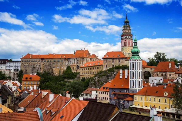 Vista del castillo de Ceski Krumlov, República Checa —  Fotos de Stock