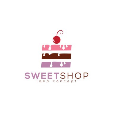 Fırın Logosu, Pasta ve Pasta Logosu, Vektör